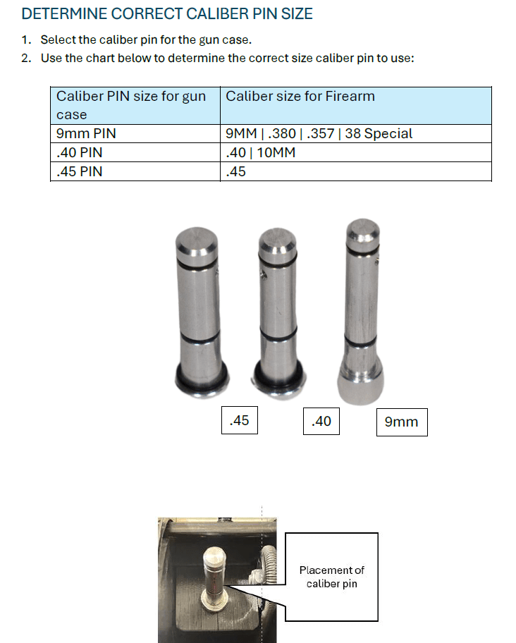 Fastarmed Biometric Gun Case